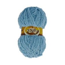 Пряжа ADELIA "SOFIA"   100\% полиэстер   10 шт. х  50 г  90 м ± 6 м №23 голубой