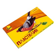 "Лео"   "Ярко"   Пластилин классический   LBMC-0118   360 г ( в картонной упаковке )  18 цв. .
