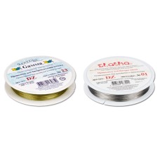 "Zlatka"   / "Gamma"   Проволока для бисера (ланка)   DZ  d 0.3 мм  100 м ± 0.5 м №11 золото