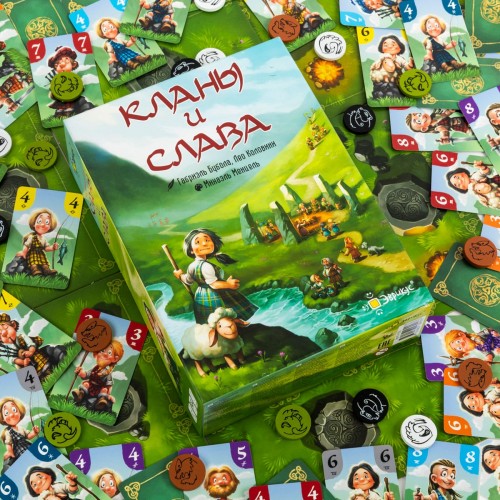 Игра настольная "Эврикус"   "Кланы и слава"   PG-17392 .