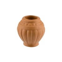 Миниатюра садовая "Blumentag"   PFP-003   горшочек   полиэфирная смола  d 2.5 см  2.7 см .