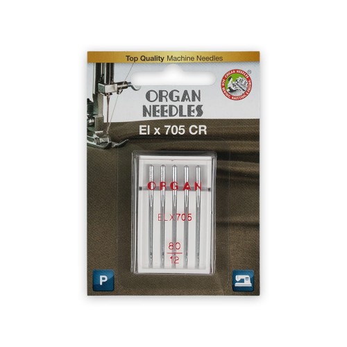 Иглы для быт. шв. машин "ORGAN"   EL x 705   5 шт  в блистере 5486090BL № 90