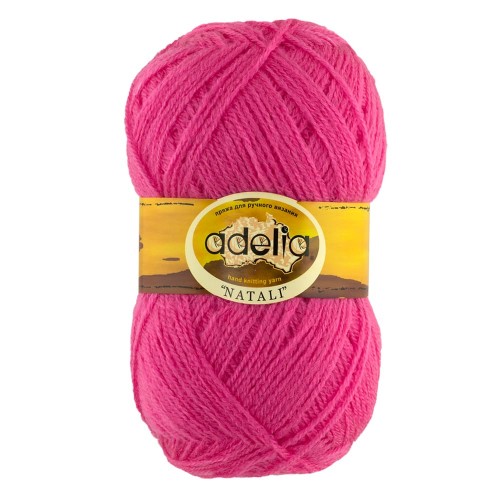 Пряжа ADELIA "NATALI"   100\% акрил   10 шт. х  50 г  300 м ± 10 м  СК/Распродажа №04 розовый
