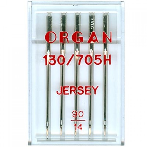 Иглы для быт. шв. машин "ORGAN"   для джерси   5 шт  в пенале 5205060 № 60