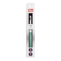 Для вязания "PRYM"   218489   крючок для вязания Ergonomics   пластик  d 7.0 мм  17 см  в картонной упаковке темно-зеленый