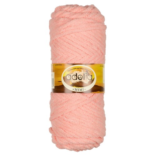 Пряжа ADELIA "MIMI"   100\% полиэстер   5 шт. х  100 г  80 м ± 4 м №16 оранжевый