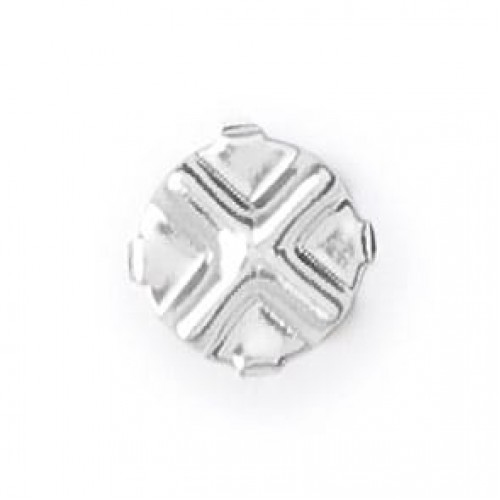 Страз в цапах   "PRECIOSA"   9211/01   SS12   Crystal / "silver"   3.1 мм  стекло   24 шт  в пакете белый (crystal)