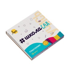 "Лео"   "ШколаСад"   Пластилин классический   LMC-0112   240 г ( в картонной упаковке )  12 цв. .