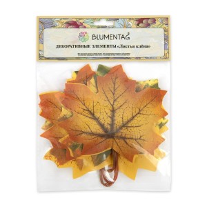 Искусственное растение "Blumentag"   ALT-04   Декоративные элементы "Листья клена"   10 х  10 см  5 х  6 шт. 01 ассорти (клён)