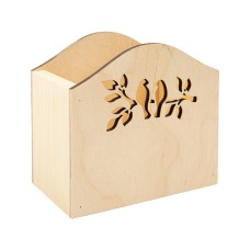 Заготовка для декорирования "Mr. Carving"   ВД-1059   Карандашница   фанера   12  х 7 х  11 см .