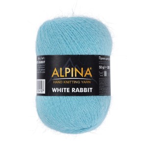 Пряжа ALPINA "WHITE RABBIT"   55\% пух кролика, 45\% нейлон   10 шт. х  50 г  300 м ± 15 м №271 античная роза
