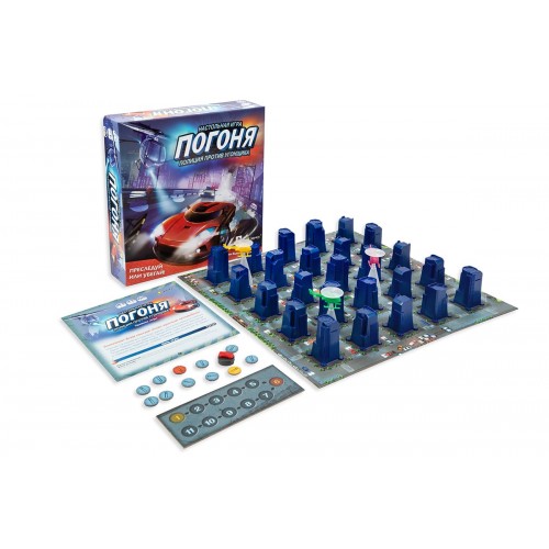 Игра настольная "Эврикус"   "Погоня. Полиция против угонщика"   PG-17342 .