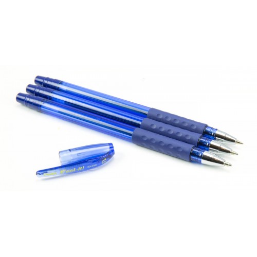 "Pentel"   Ручка шариковая Pentel Feel it!  d 1 мм  12 шт. BX490-A цвет чернил: черный