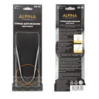 Спицы  Alpina круговые   SIL-40   сталь  d 4.5 мм  40 см с металлическим тросиком