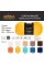 Пряжа ALPINA "COTTON PALLETE"   50\% хлопок, 50\% акрил   10 шт. х  50 г  205 м ± 5 м №18 голубой