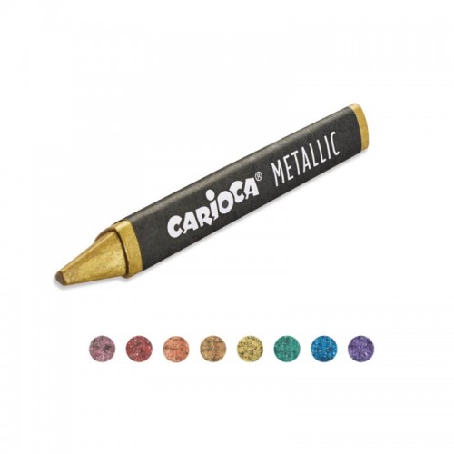 "Carioca"   Набор восковых мелков металлик Maxi   8 цв. , 8 шт 43163