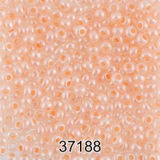 Бисер Чехия круглый 1   10/0   2.3 мм  500 г 37188 (Ф212) бл.персиковый