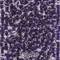 Бисер Чехия круглый 5   10/0   2.3 мм  500 г 38428 (Ф226) фиолетовый