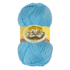 Пряжа ADELIA "TINA"   100\% акрил   5 шт. х  100 г  308 м ± 10 м №043 бл.синий