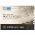 St. Cuthberts Mill Альбом для акварели CP 300 г/м2 23 х 31 см склейка с одной стороны 20 л. T46330001011C среднезернистая