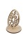 Заготовка для декорирования "Mr. Carving"   КЛ-05   Яйцо на подставке ХВ   фанера   6  х 6 х  8.5 см .
