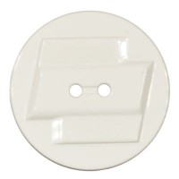 Пуговица костюмная с проколами "Gamma"   GX 0030   40 " ( 25 мм)  12 шт  № А001 белый