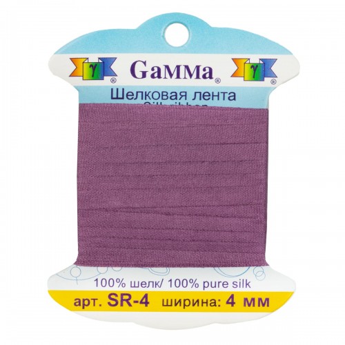 "Gamma"   шелковая   SR-4   ФАСОВКА   0.2 -  4 мм  9.1 м ± 0.5 м №151 бордово-коричневый