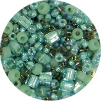 Бисер Япония "TOHO" MIX 4   500 г №3203 зеленый