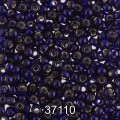 Бисер Чехия круглый 5 10/0 2.3 мм 500 г 37110 (Ф270) т. васильковый