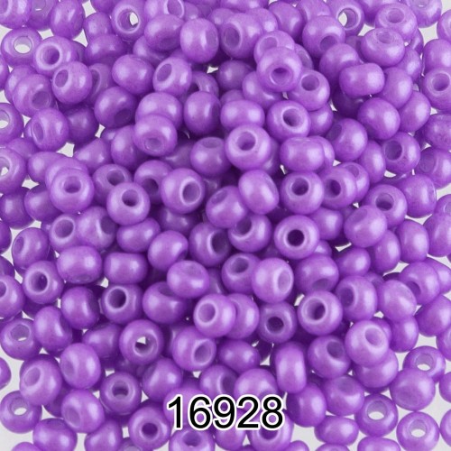 Бисер Чехия круглый 4   10/0   2.3 мм  500 г 16928 (Ф309) фиолетовый