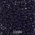 Бисер Чехия круглый 5 10/0 2.3 мм 500 г 33080 (Ф348) сине-черный