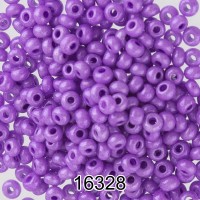 Бисер Чехия круглый 4   10/0   2.3 мм  500 г 16328 (Ф402) фиолетовый