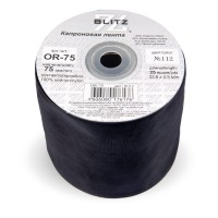 Лента капроновая 75 мм ( 3 ")  "BLITZ"   OR-75   22.8 м ± 0.5 м №112 черный
