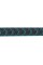 Лента атласная 12 мм ( 1/2 ")  "Gamma"   ALP-121   с рисунком   22.8 м ± 0.5 м O32/073 черный/голубой