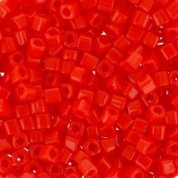 Бисер Япония "TOHO" CUBE №2   1.5 мм  500 г №0050 оранжево-красный