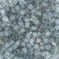 Бисер Япония "TOHO" CUBE №2   1.5 мм  500 г №0261 св.серый/радужный