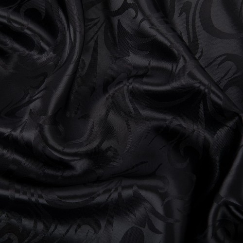 Ткань подкладочная "Gamma"   Taffeta с рисунком   JTR   52\% полиэстер, 48\% вискоза   145 см ± 2 см №104 черный (абстрактный)