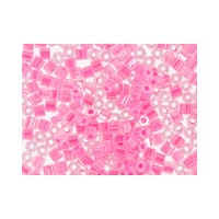 Бисер Япония "TOHO" 11/0   HEXAGON №3   2.2 мм  5 х  5 г №0910 яр.розовый/перл