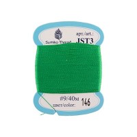 Нитки для вышивания "SumikoThread"   JST3   9   100\% шелк   40 м №146 ярко-зеленый