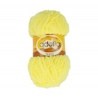 Пряжа ADELIA "SOFIA"   100\% полиэстер   10 шт. х  50 г  90 м ± 6 м №19 яр.жёлтый