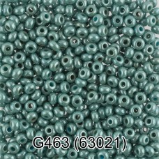 Бисер Чехия "GAMMA" круглый 7   10/0   2.3 мм  50 г  1-й сорт G463 серо-зеленый ( 63021 )