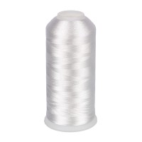 Нитки для вышивания "Gamma"   V120/2   100\% вискоза   5000 я  4570 м  № 3476 БЕЛЫЙ