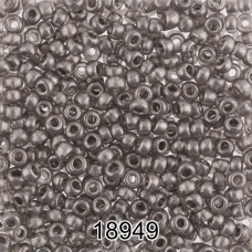 Бисер Чехия круглый 6   10/0   2.3 мм  500 г 18949 (Ф485) серый