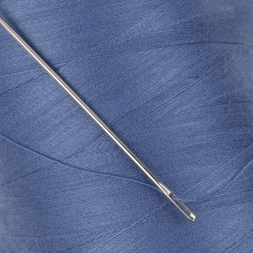 Швейные нитки (полиэстер) 40/2   "Nitka"  ( 301-400 )  4570 м №332 сиренево-синий