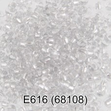 Бисер Чехия "GAMMA" круглый 5   10/0   2.3 мм  10 х  5 г  1-й сорт E616 серый ( 68108 )