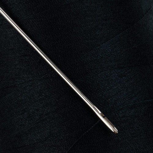 Швейные нитки (полиэстер) 40/2   "Nitka"  ( 301-400 )  4570 м №324 т.т.синий