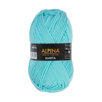 Пряжа ALPINA "MARTA"   100\% тактифил   5 шт. х  100 г  120 м ± 6 м №009 св. бирюзовый