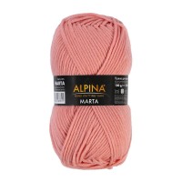 Пряжа ALPINA "MARTA"   100\% тактифил   5 шт. х  100 г  120 м ± 6 м №023 бл. коралловый
