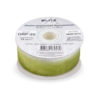 Лента капроновая 25 мм ( 1 ")  "BLITZ"   ORP-25   двухцветная   22.5 м ± 0.5 м 001/073 белый/оливковый