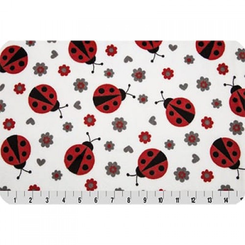 "PEPPY"   Плюш   LADY BUG   ФАСОВКА   48 x 48 см  440 г/кв.м  100\% полиэстер SCARLET